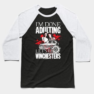 Lets Be Winchesters V2 Baseball T-Shirt